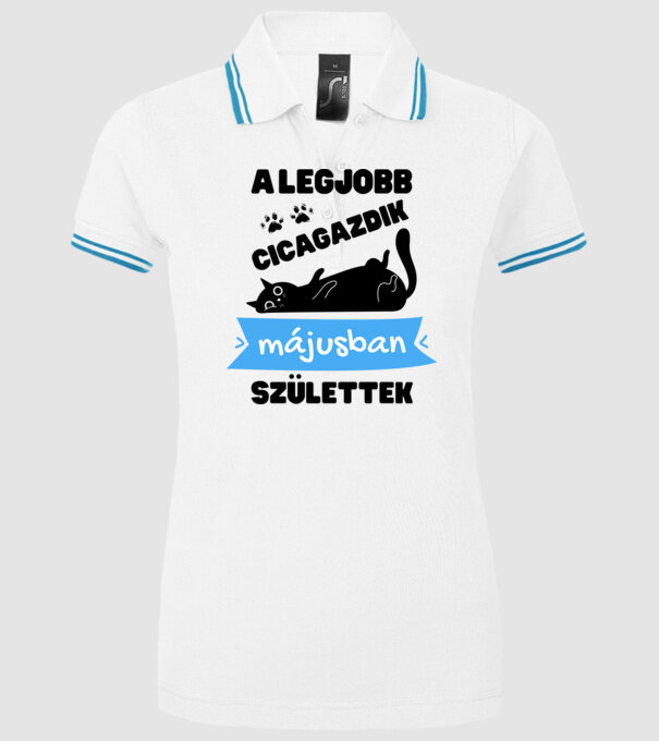  minta fehér pólón