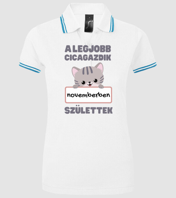  minta fehér pólón