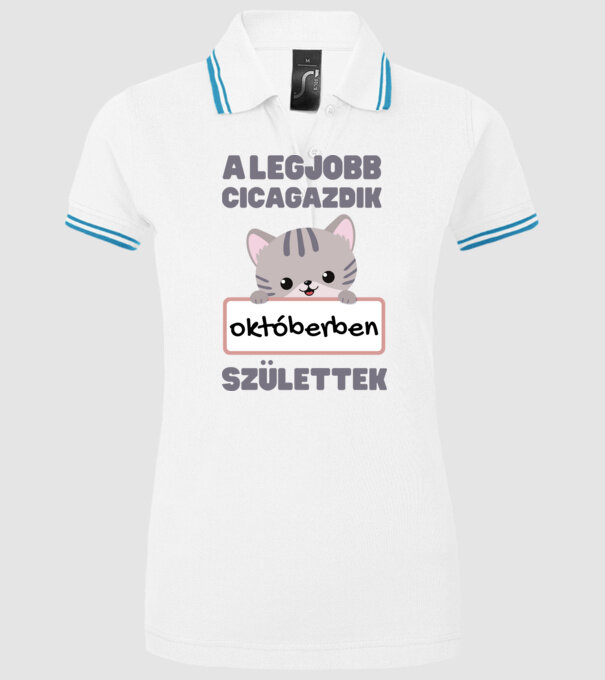  minta fehér pólón