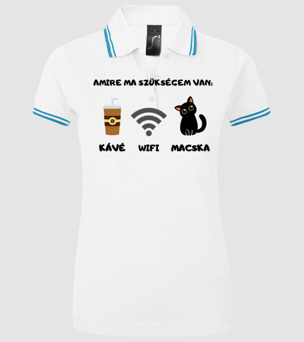  minta fehér pólón