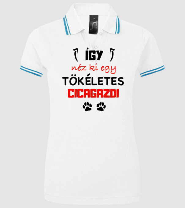  minta fehér pólón