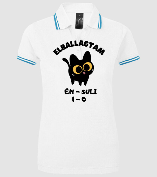  minta fehér pólón