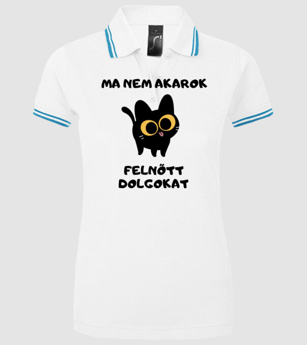  minta fehér pólón