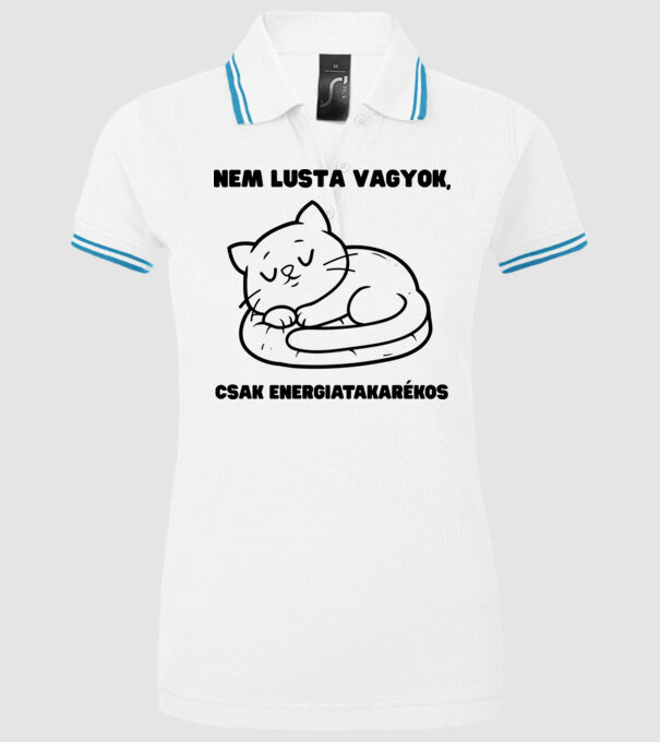  minta fehér pólón