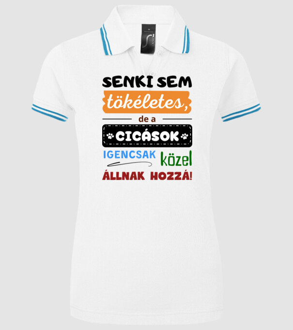  minta fehér pólón