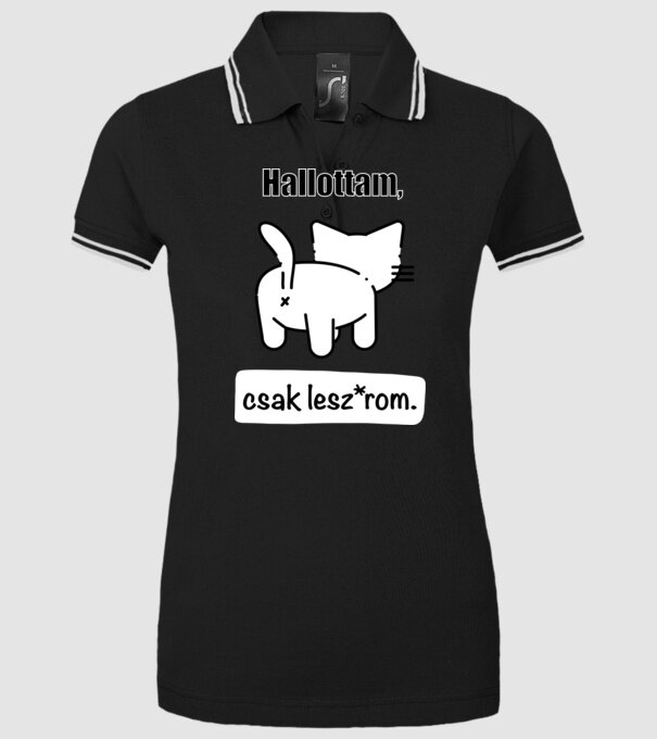  minta fekete pólón