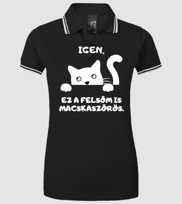  minta fekete pólón