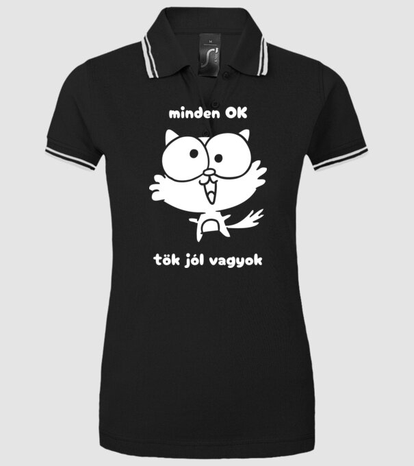  minta fekete pólón