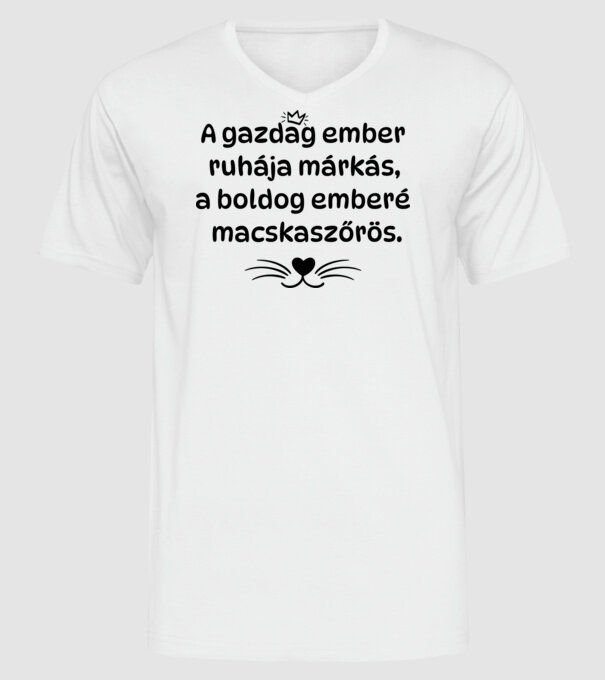  minta fehér pólón