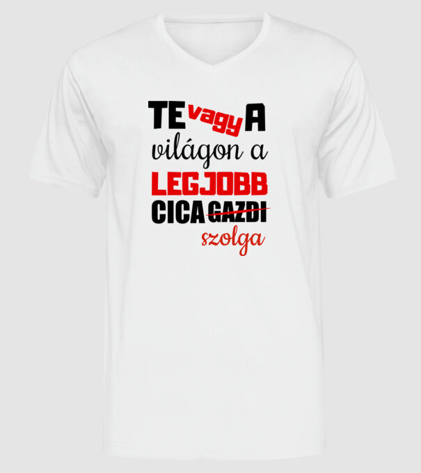  minta fehér pólón