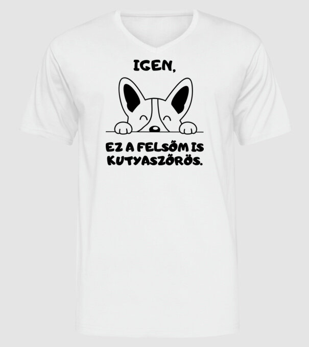  minta fehér pólón