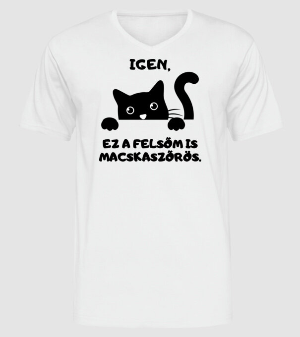  minta fehér pólón