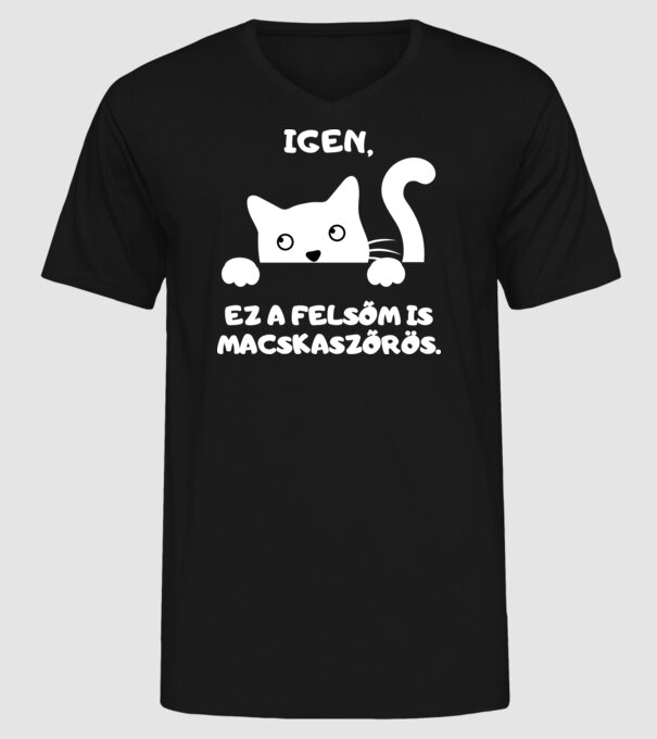  minta fekete pólón