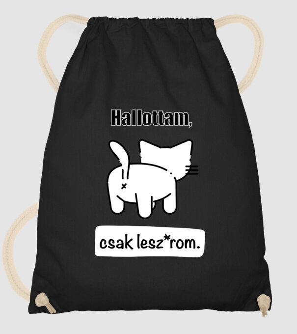  minta fekete pólón