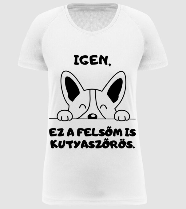  minta fehér pólón