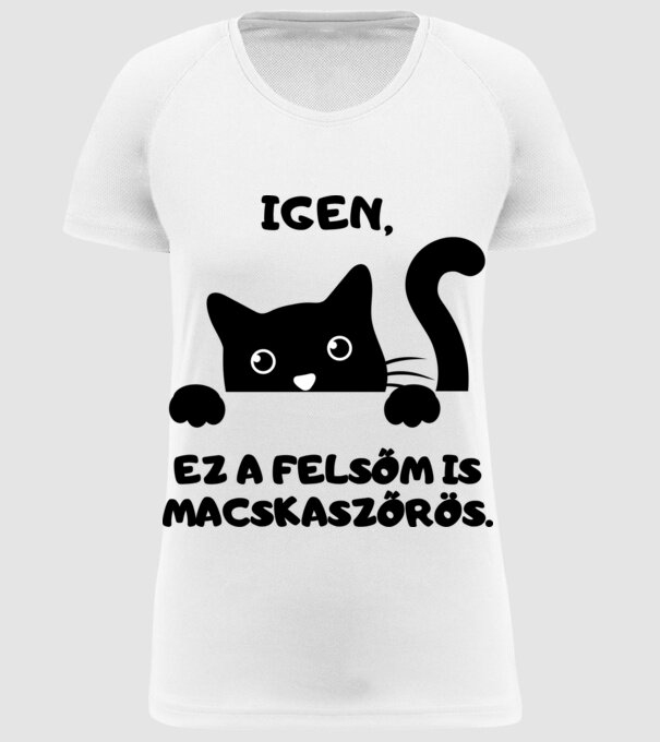  minta fehér pólón