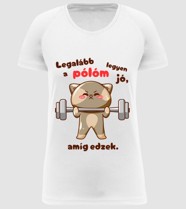  minta fehér pólón