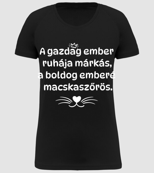  minta fekete pólón