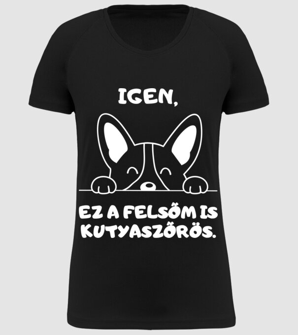  minta fekete pólón