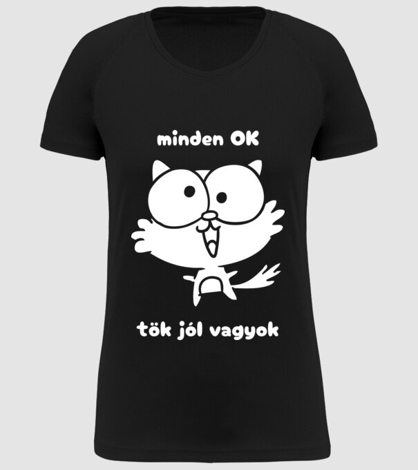  minta fekete pólón