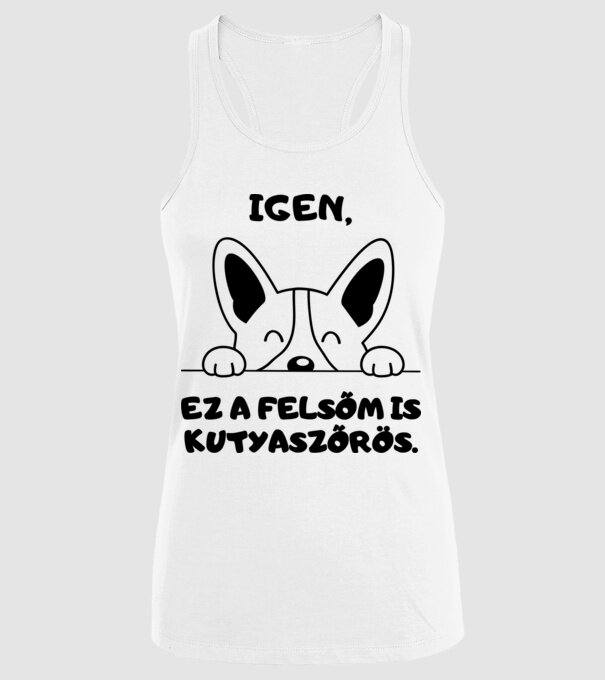  minta fehér pólón