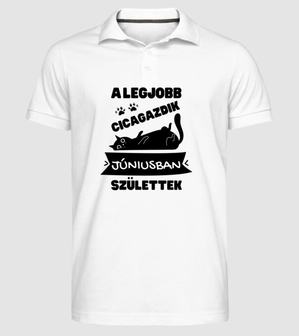  minta fehér pólón