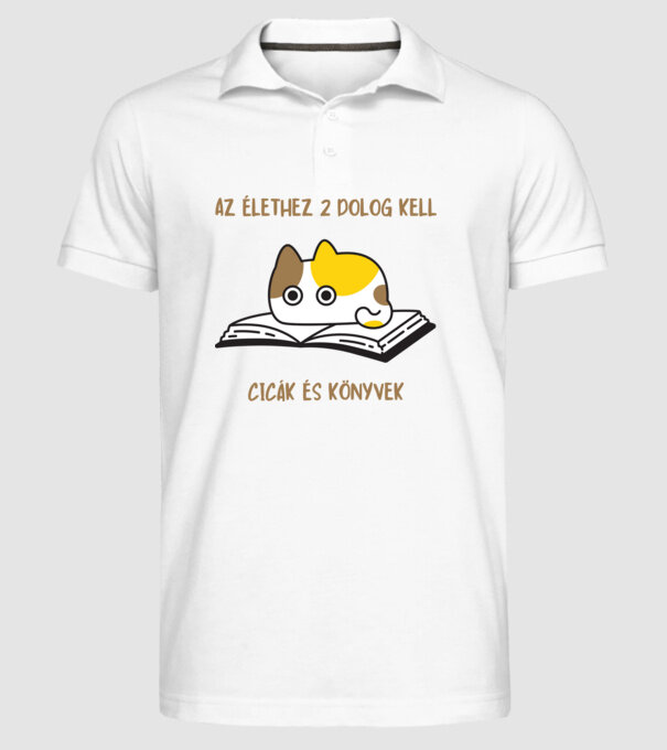  minta fehér pólón