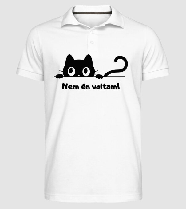  minta fehér pólón
