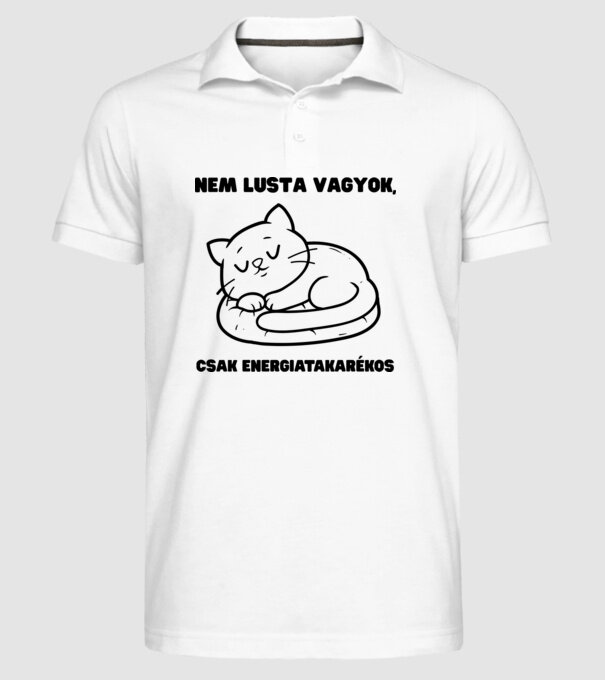  minta fehér pólón