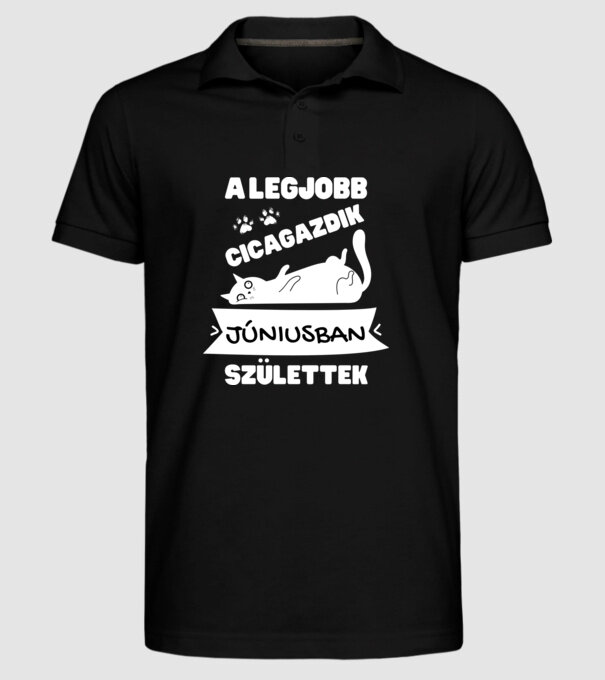  minta fekete pólón