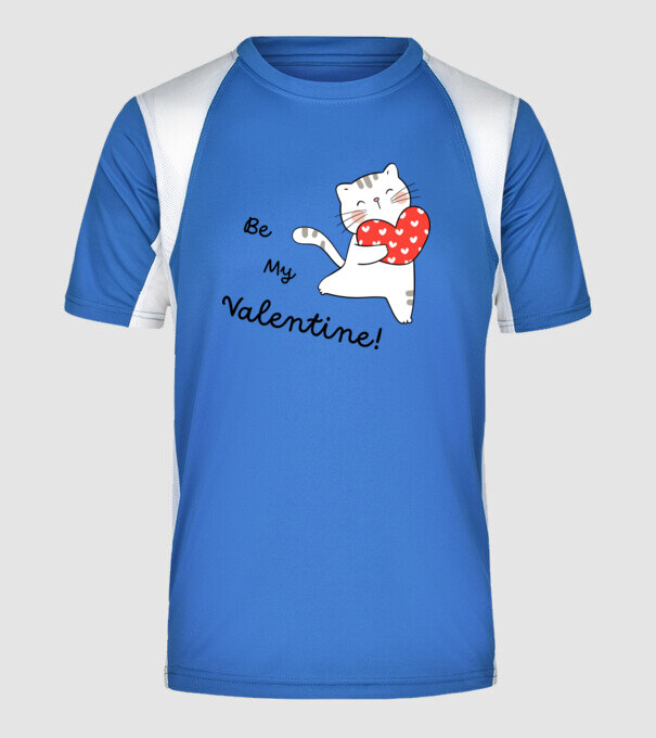  minta királykék pólón