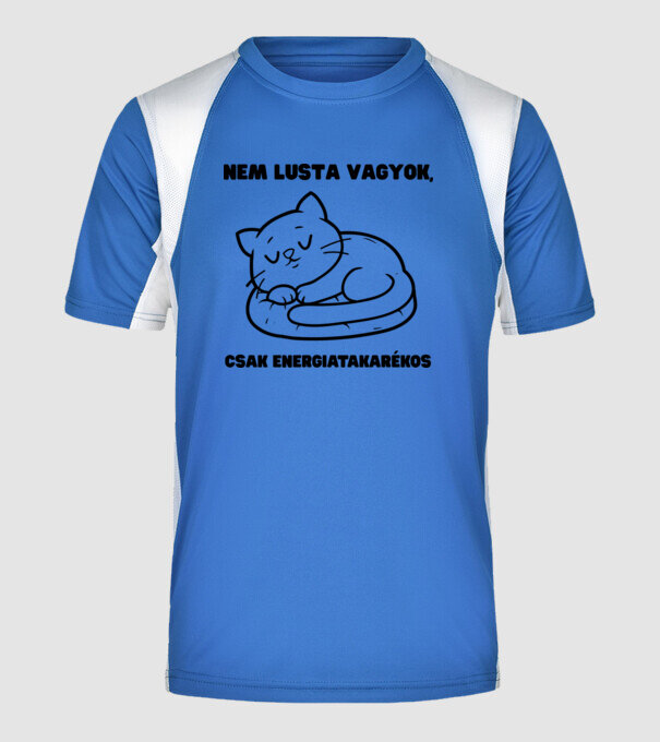  minta királykék pólón