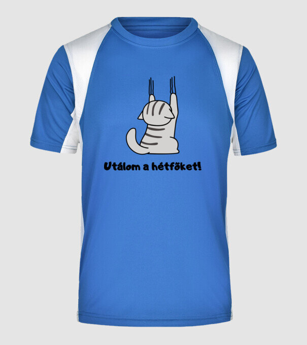  minta királykék pólón
